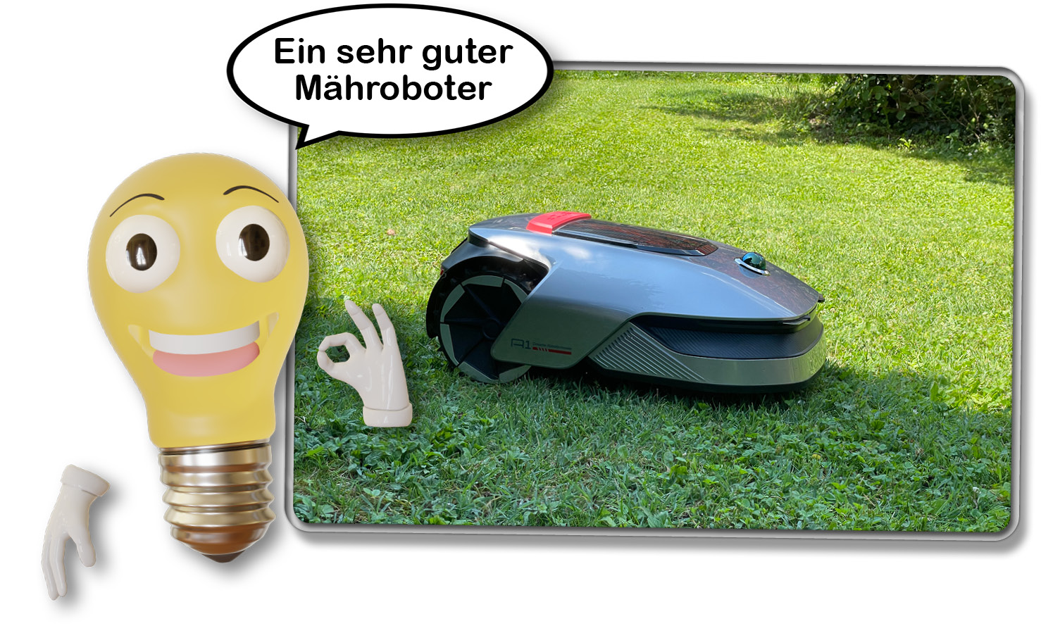 Der Dreame A1 Mähroboter hat im Test in vielen Punkten überzeugen können