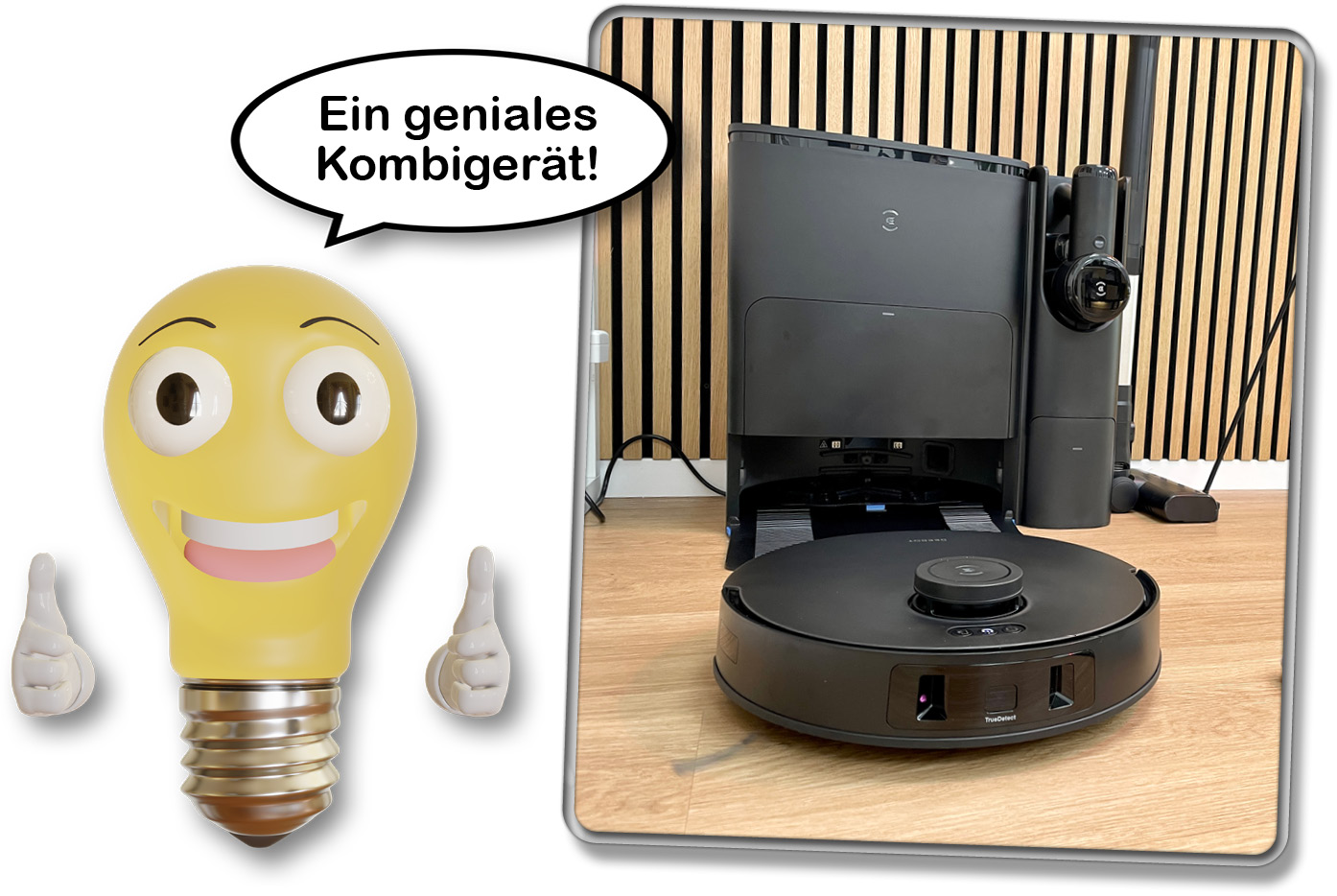 Der ECOVACS DEEBOT T30S COMBO COMPLETE bietet alles, was man zum Reinigen des Haushaltsbodens benötigt.