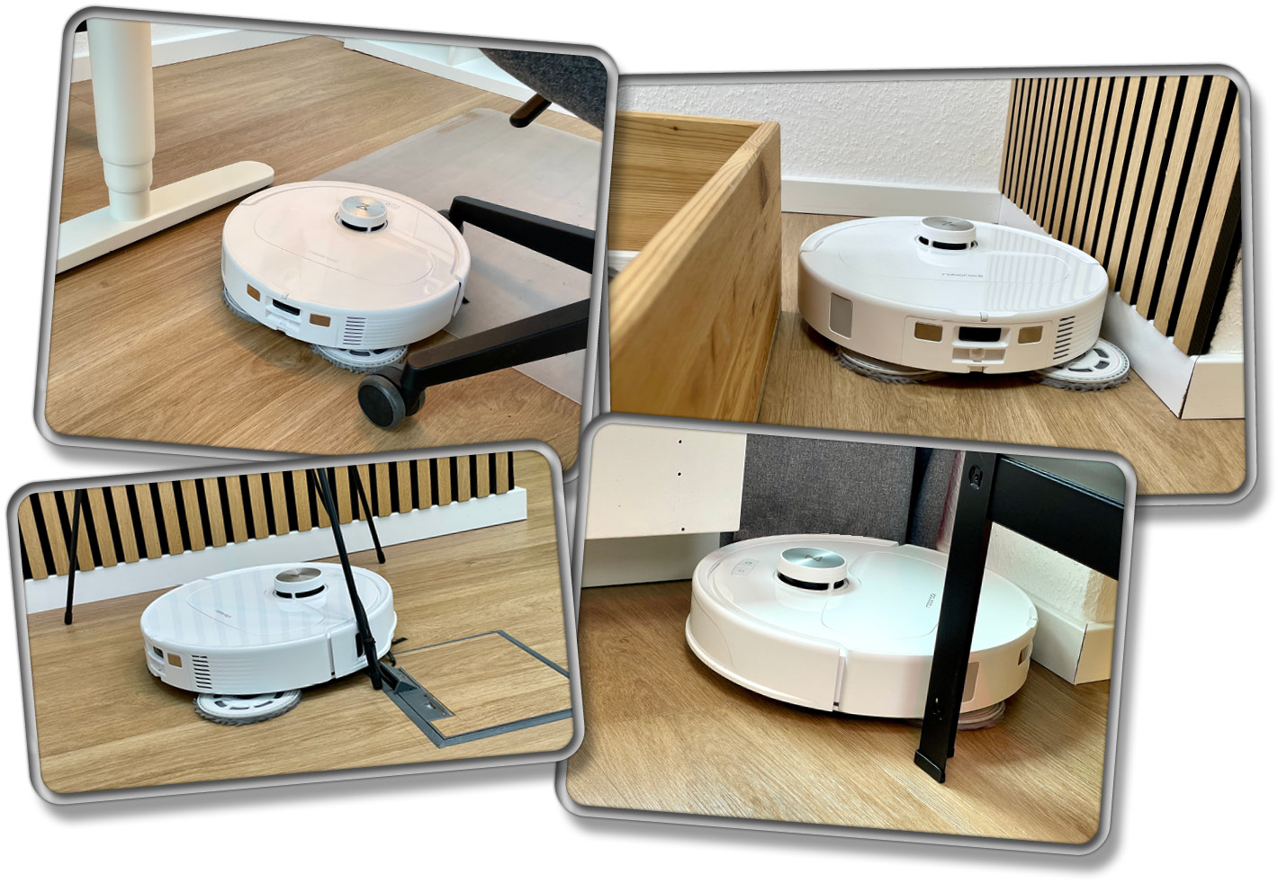 Der Saugroboter fürchtet keine Engstellen