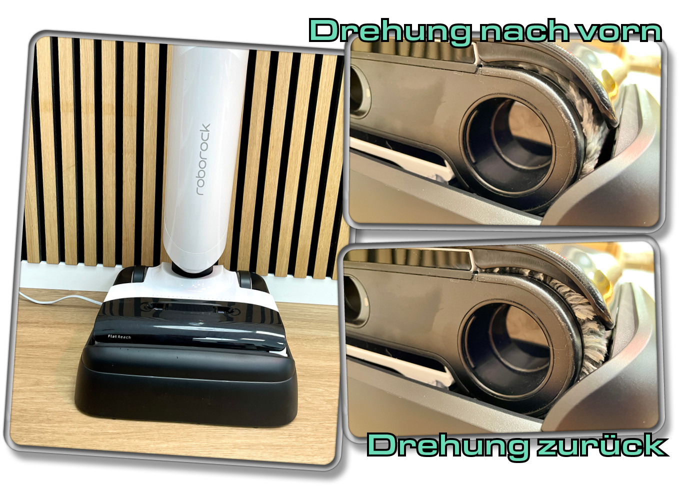 Die Moppwäsche sorgt dafür, dass der Mopp des Roborock Flexi Lite immer sauber ist