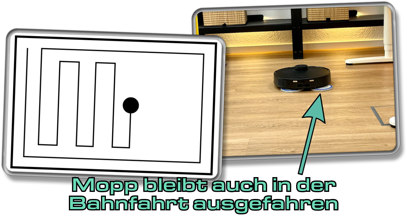 Die Navigation des ECOVACS DEEBOT T30S COMBO COMPLETE ist logisch aufgebaut