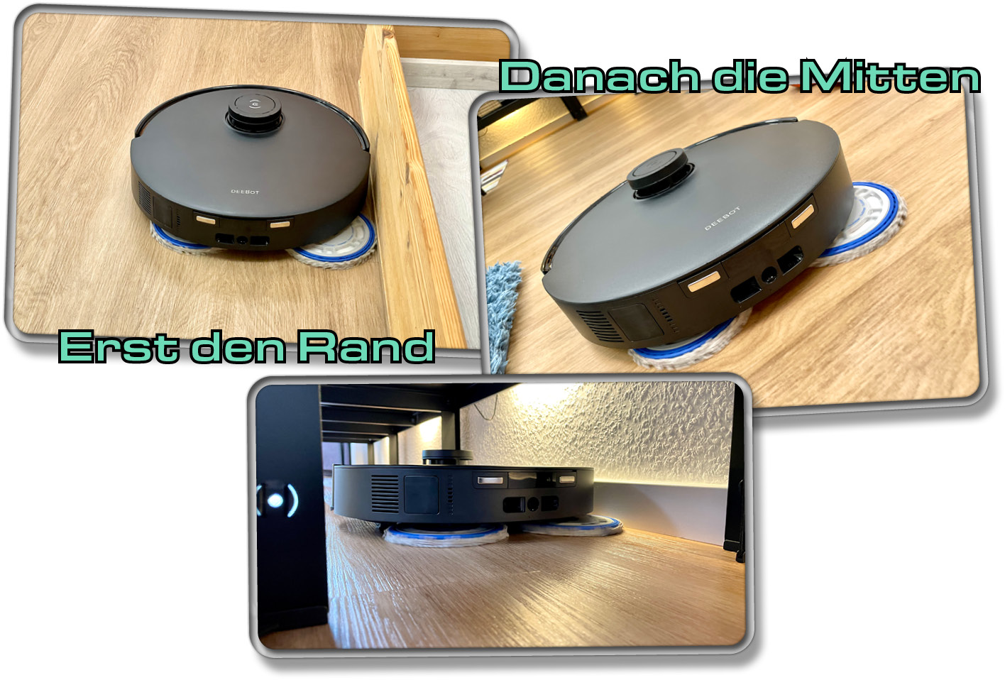 Die Navigation ist dank Lasertechnik präzise und effektiv