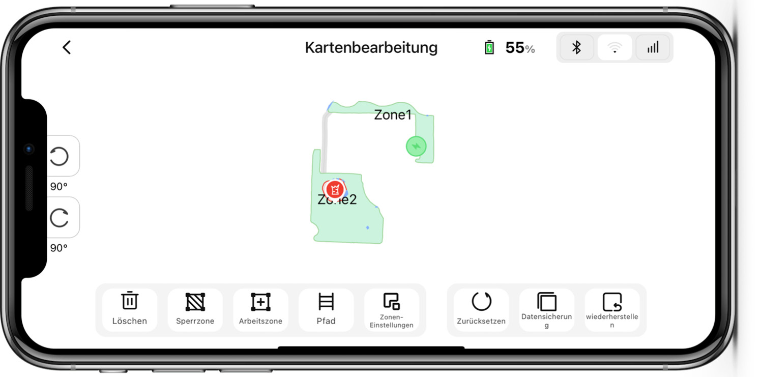 Dreame A1 - App - Zonenerstellung