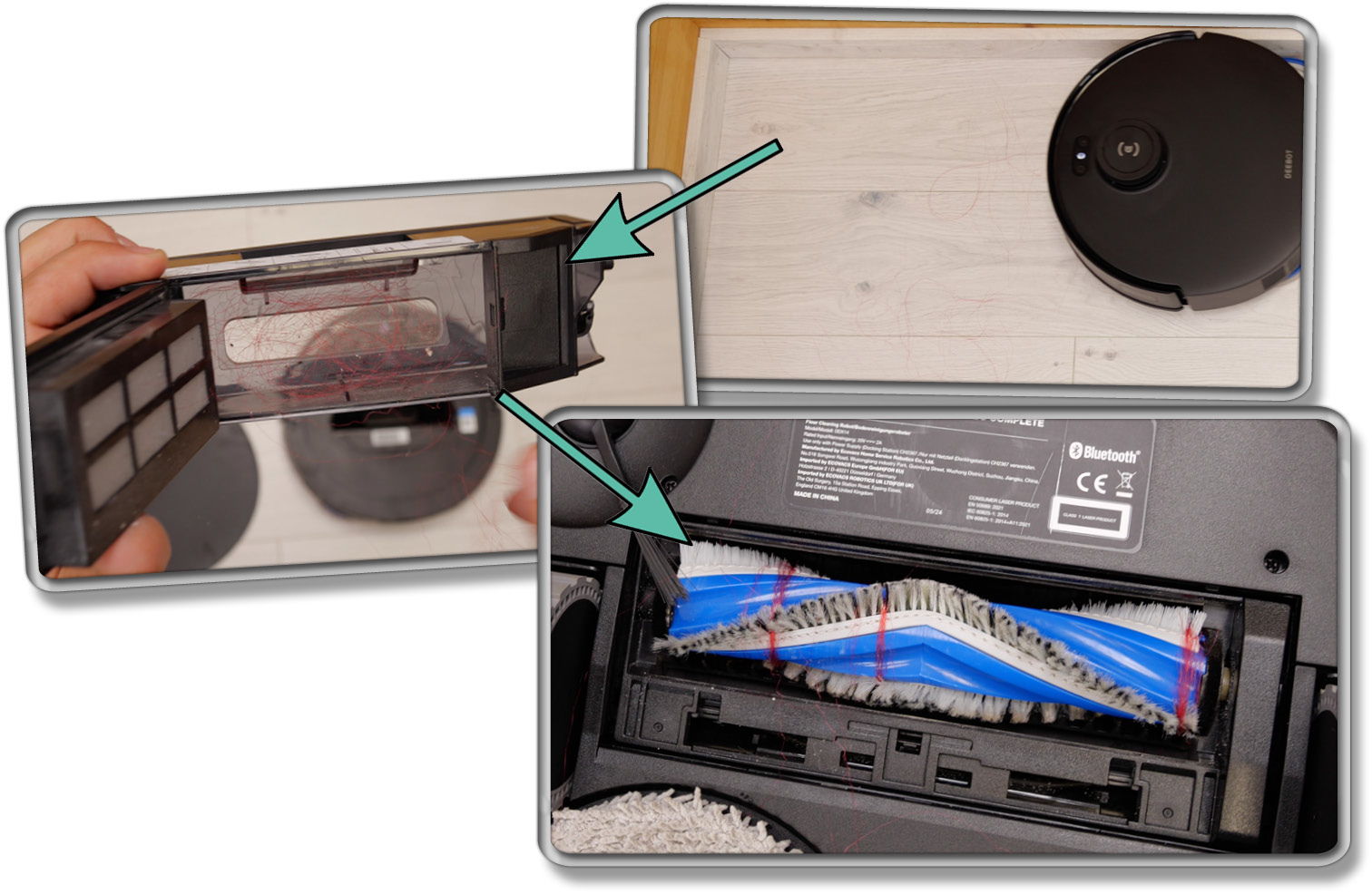 ECOVACS DEEBOT T30S COMBO COMPLETE - So gut funktioniert die Antihaaraufwicklung