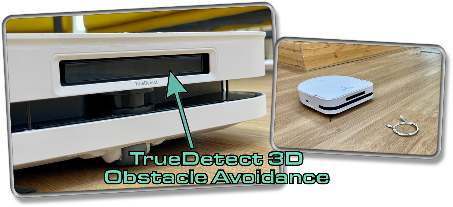 Für die Hinderniserkennung besitzt der ECOVACS DEEBOT X5 OMNI eine Obstacle Avoidance