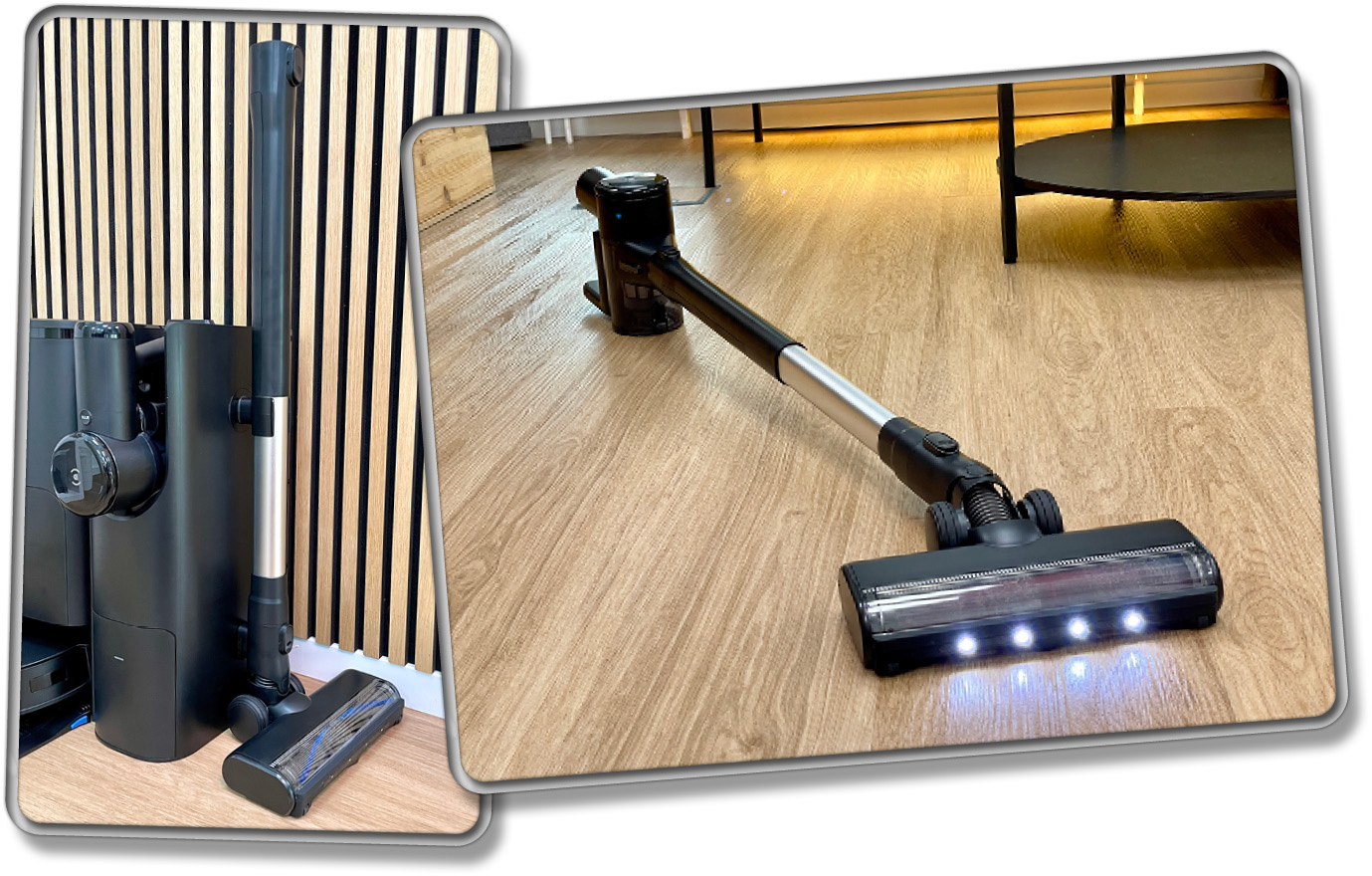 Im Lieferumfang des ECOVACS DEEBOT T30S COMBO COMPLETE ist ein vollwertiger Akkustaubsauger dabei!