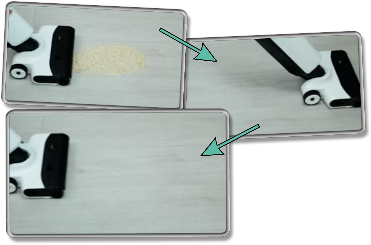 Roborock Flexi Lite - Dickflüssige Verschmutzung