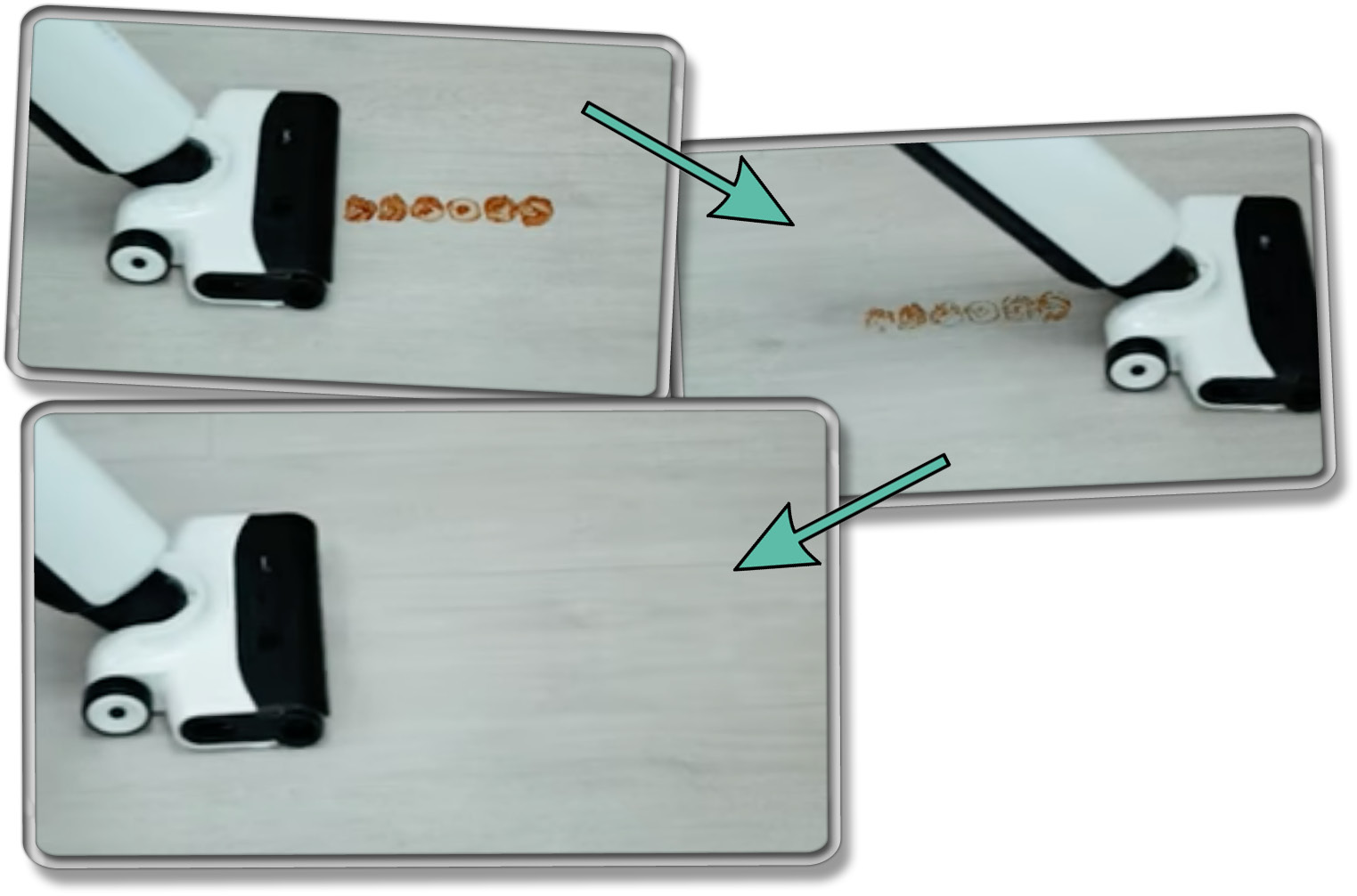 Roborock Flexi Lite - Getrockneter Ketchup