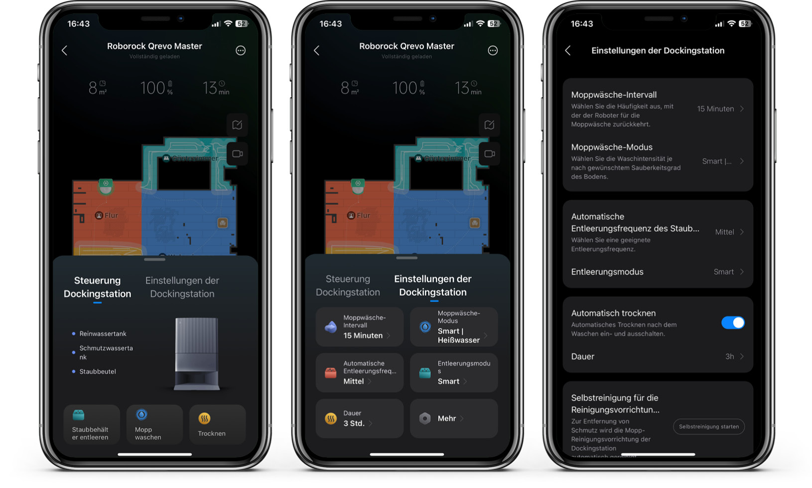 Roborock Qrevo Master - App - Station