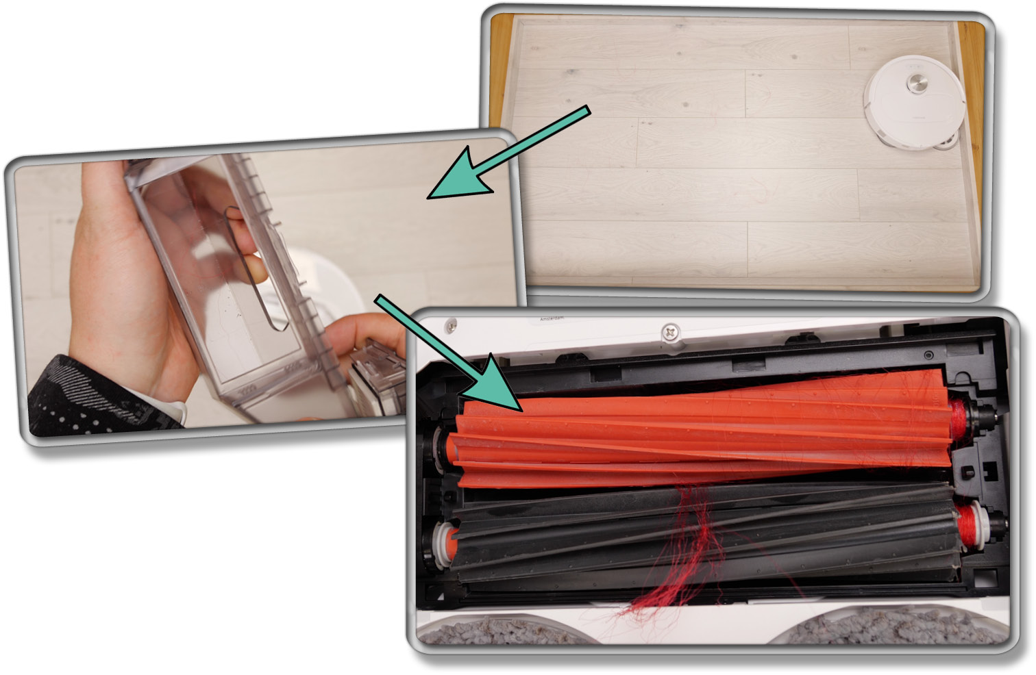 Roborock Qrevo Master - Die gemessene Antihaaraufwicklung