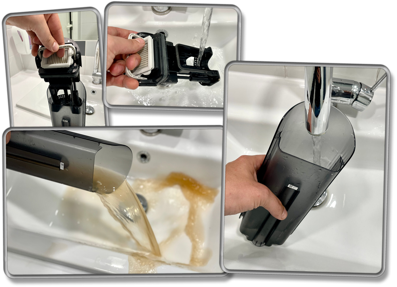 So schnell ist der Abwassertank des Roborock Flexi Lite wieder sauber