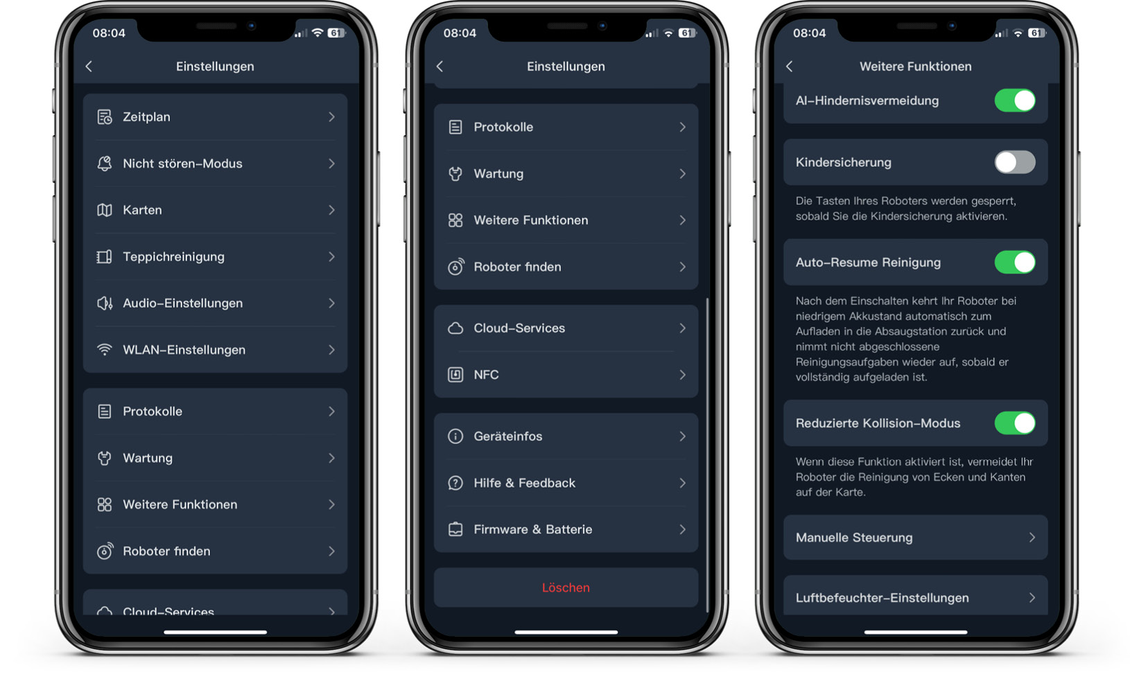 SwitchBot S10 - App - Einstellungen