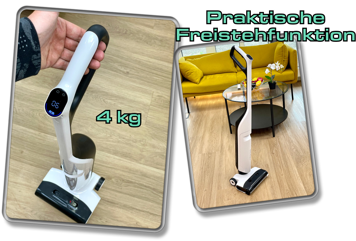 Vom Gewicht her, zählt der Roborock Flexi Lite zu den Leichtgewichten