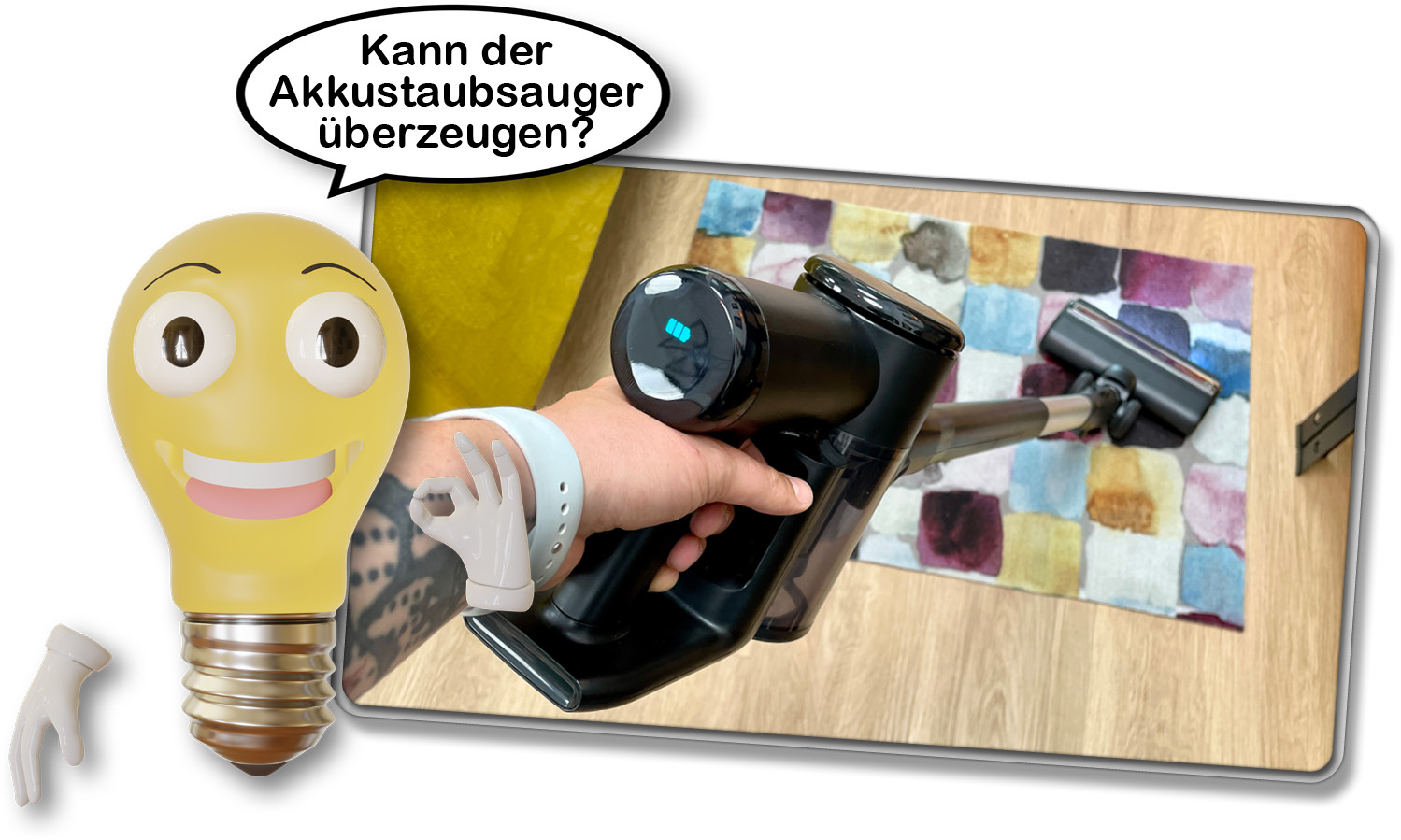 Wir haben uns den Umgang mit dem Akkusauger des ECOVACS DEEBOT T30S COMBO COMPLETE angeschaut