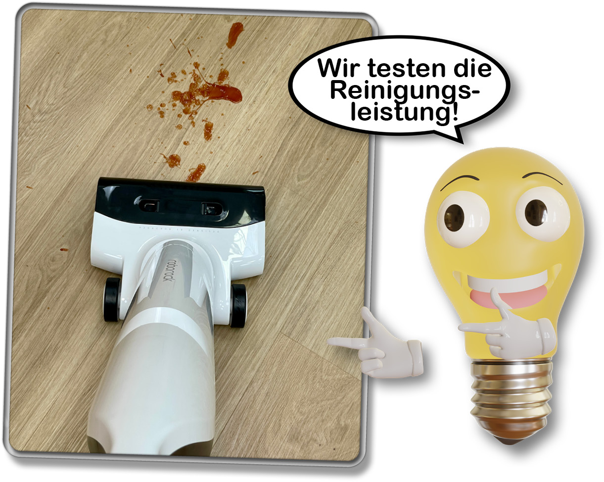 Wir haben uns die Reinigungsleistung des Roborock Flexi Light genau angeschaut