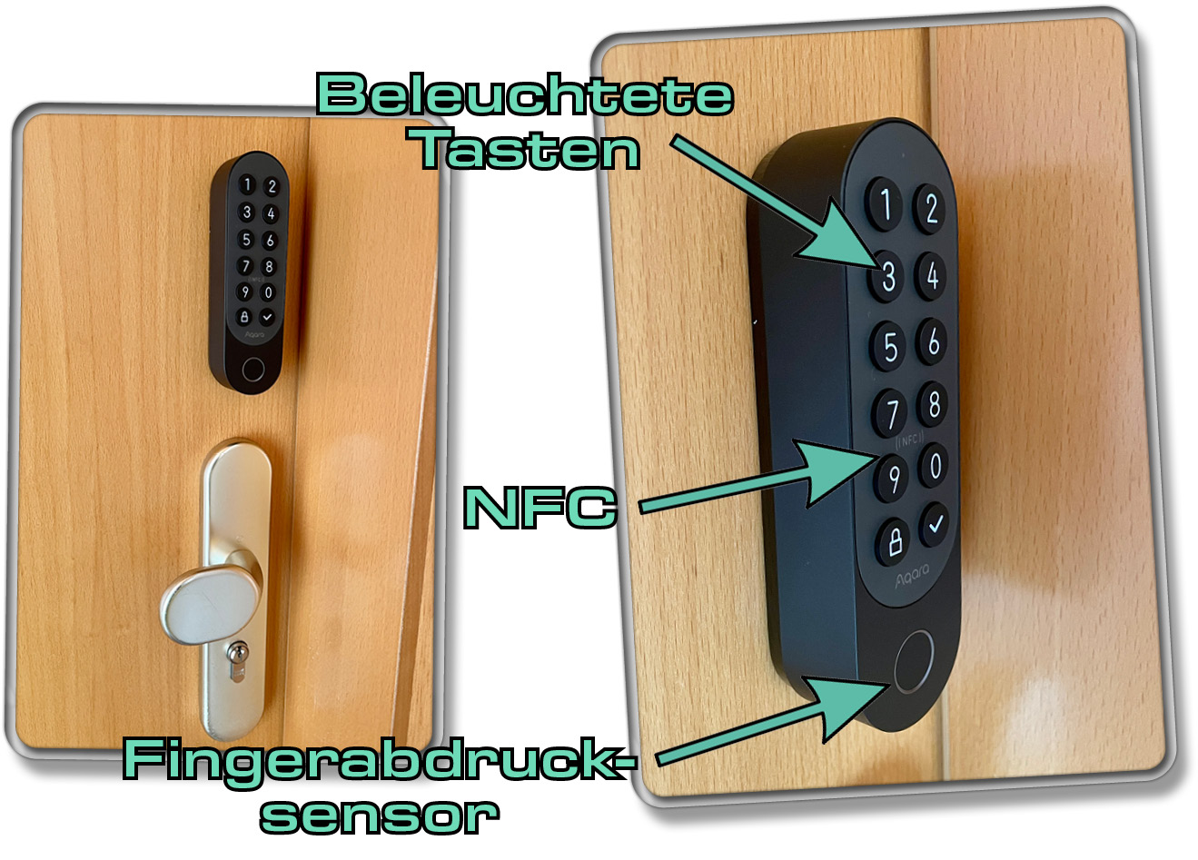 Das ist das mitgelieferte und für das System relevante Keypad des Aqara U200