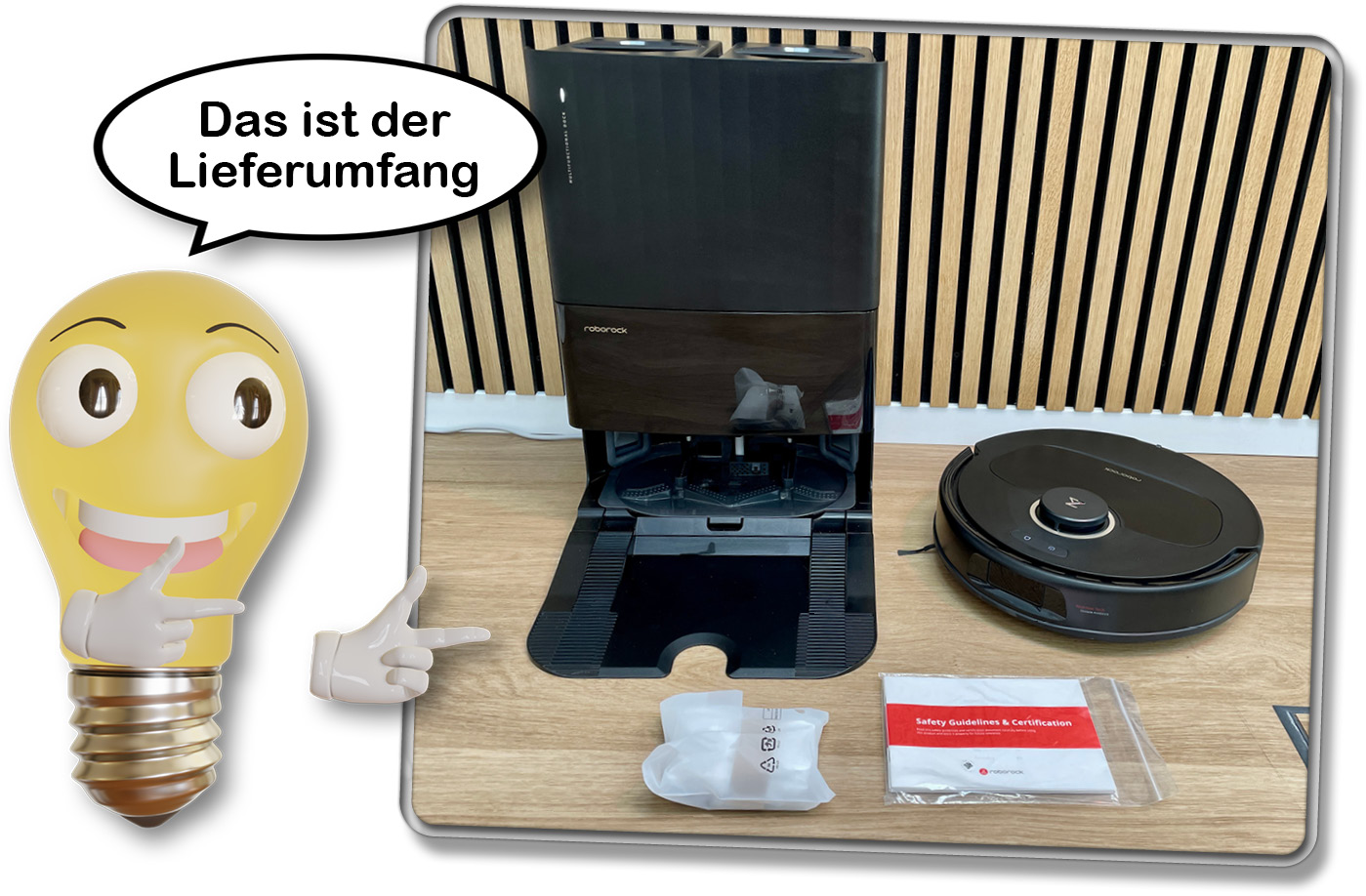 Das ist der Lieferumfang des Roborock Qrevo Pro