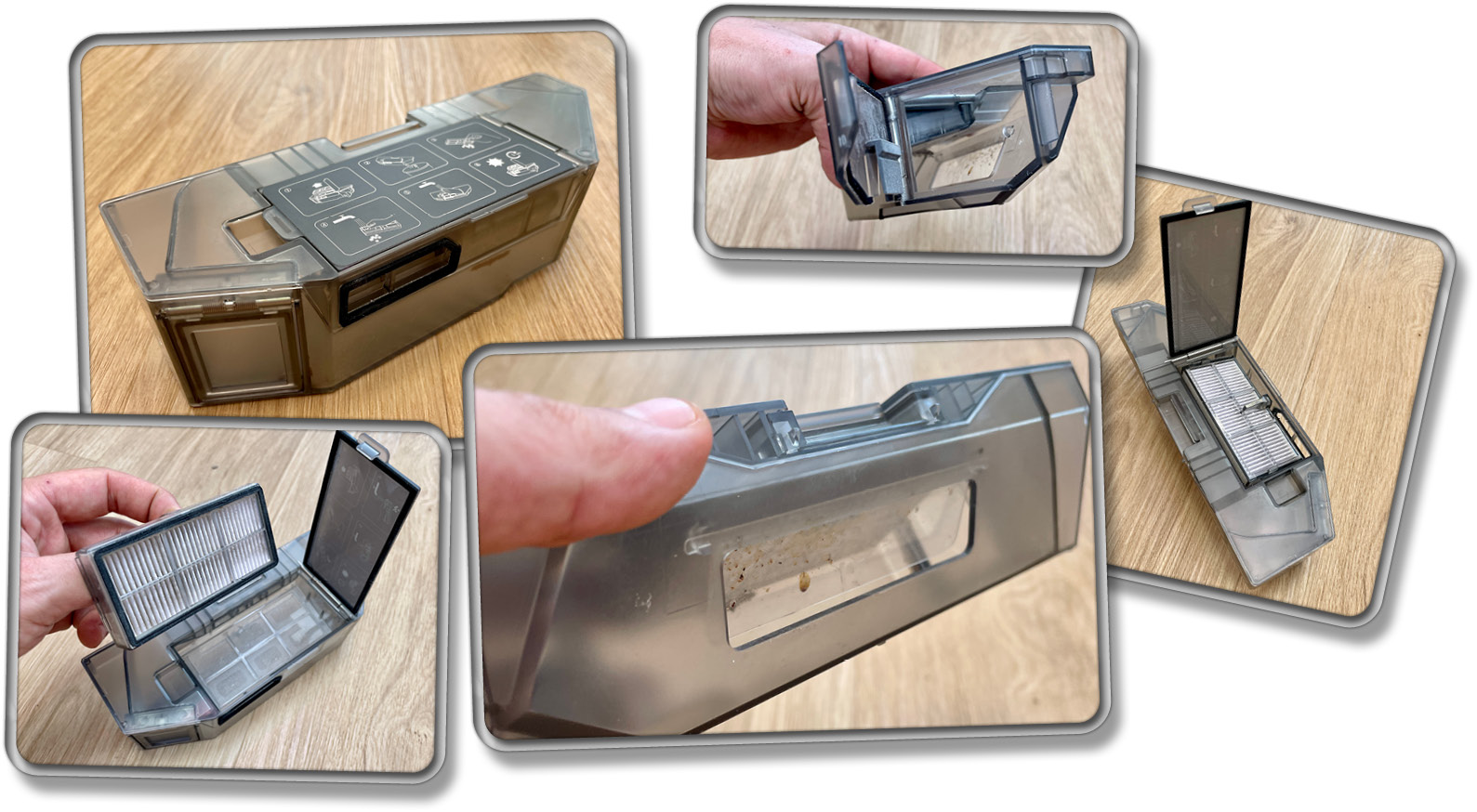 Das ist der Staubbehälter des Dreame X30 Ultra