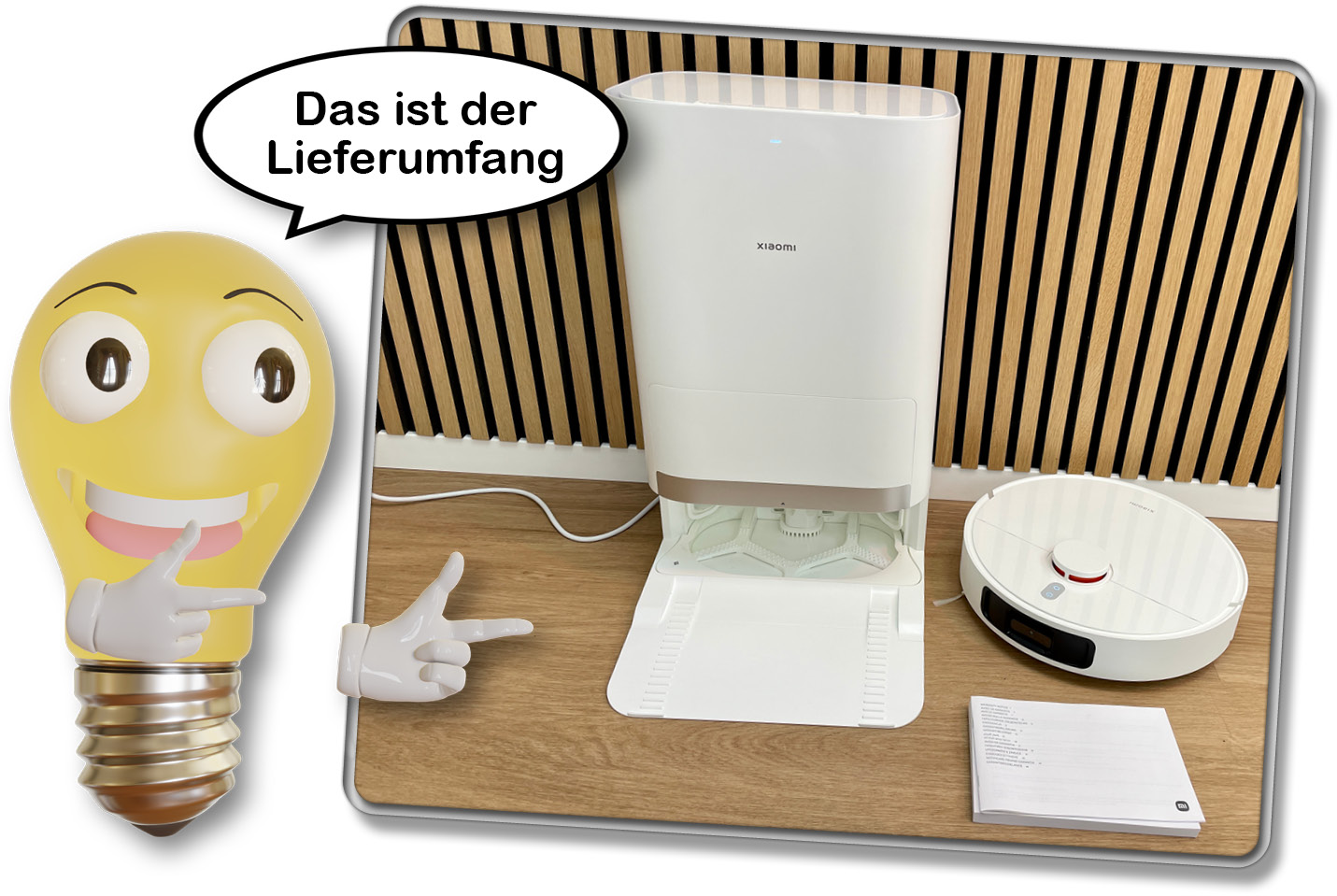 Der Lieferumfang des Xiaomi X20+ fällt relativ mager aus