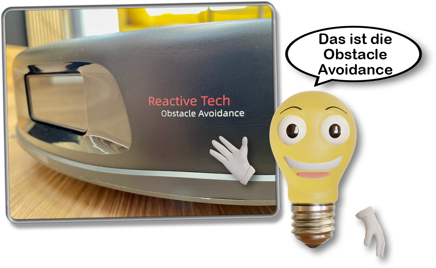 Der Roborock Qrevo Pro verfügt über die Reactive Tech Technologie