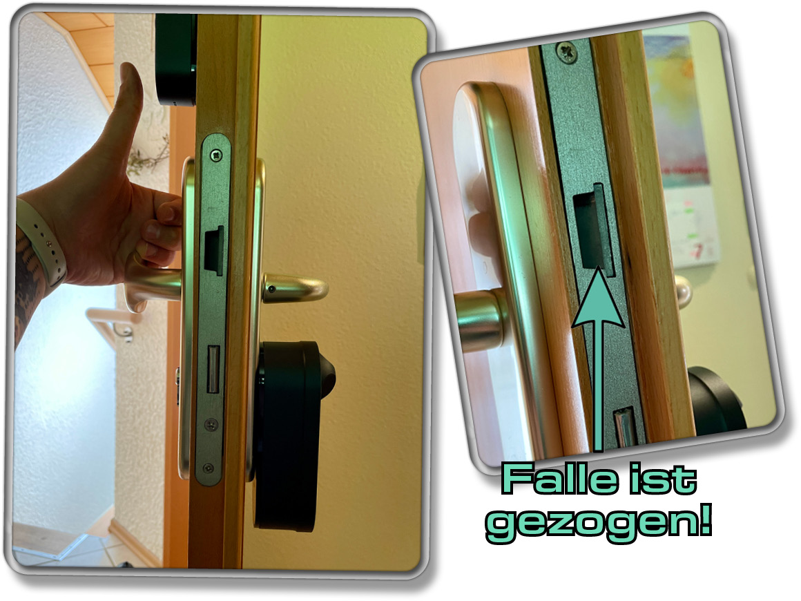 Die Falle wird durch das Aqara U200 auf Wunsch gezogen