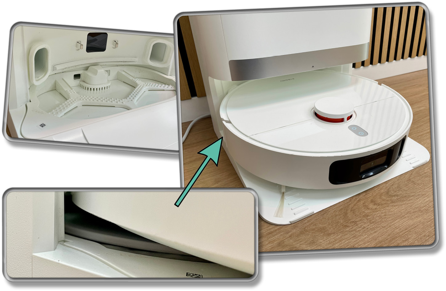 Die Moppwäsche findet in der Waschschale der Station statt