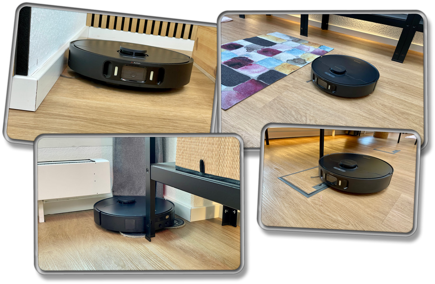 Die Navigation ist dank Laser logisch und nachvollziehbar gestaltet, jedoch Dreame-typisch sehr langsam