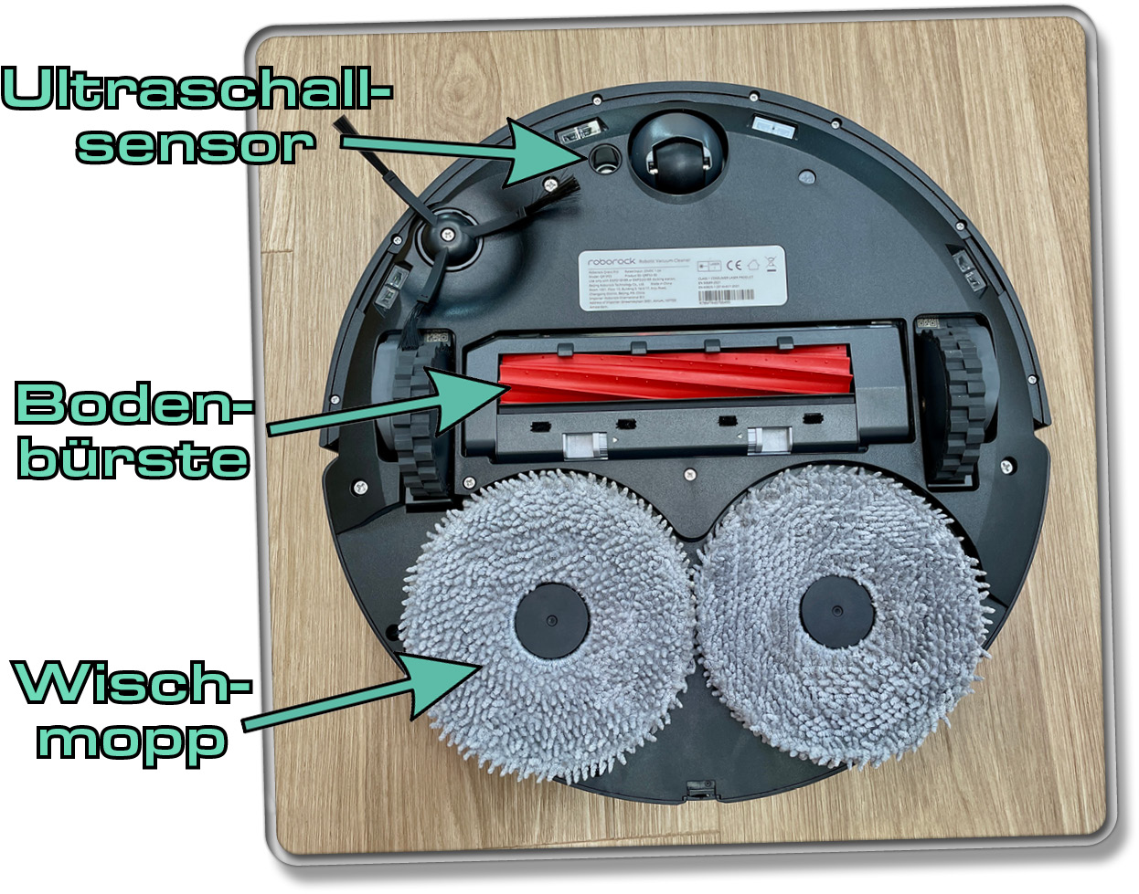 Diese Technologien verbirgen sich auf der Unterseite des Roborock Qrevo PRo