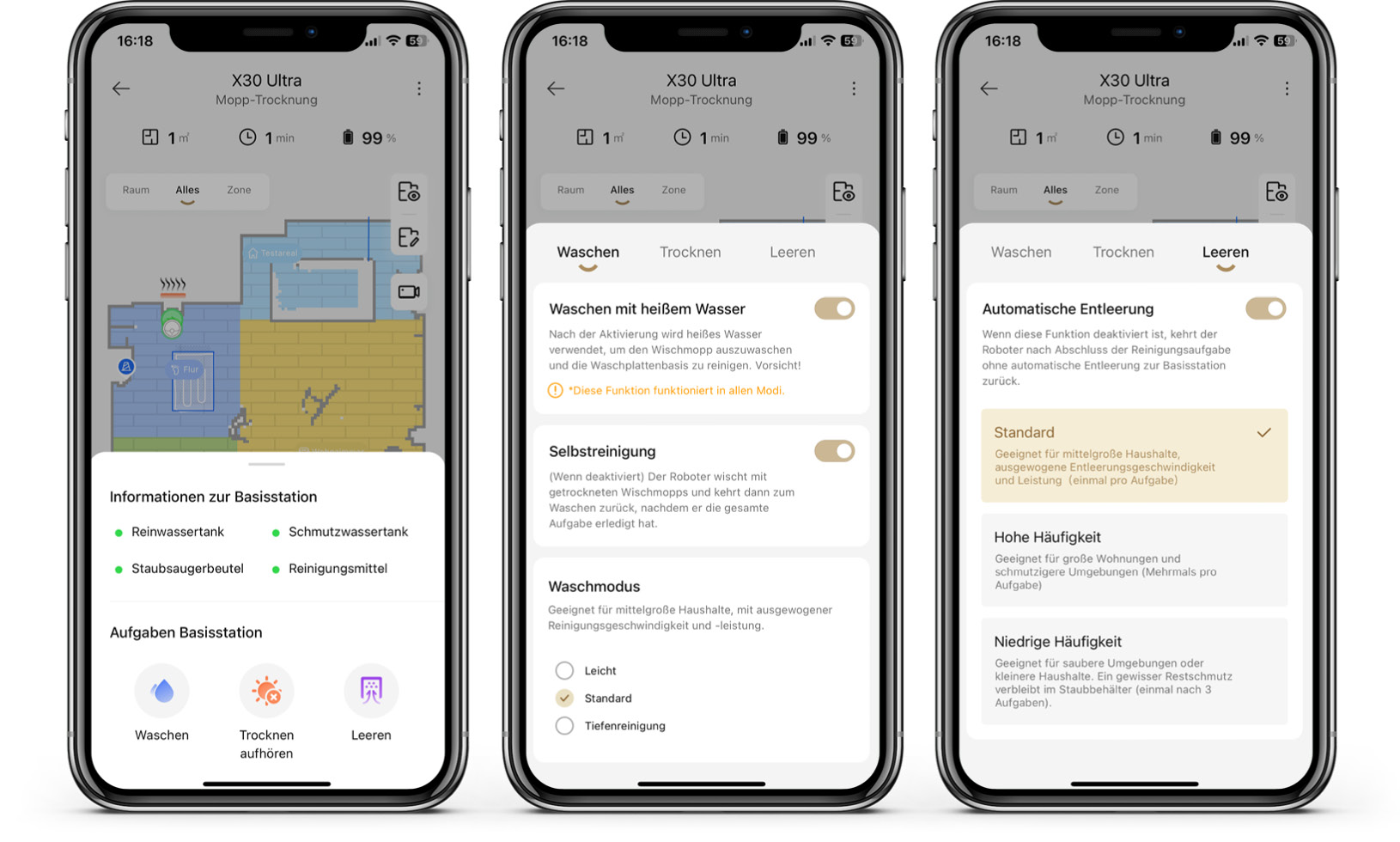 Dreame X30 Ultra - App - Station