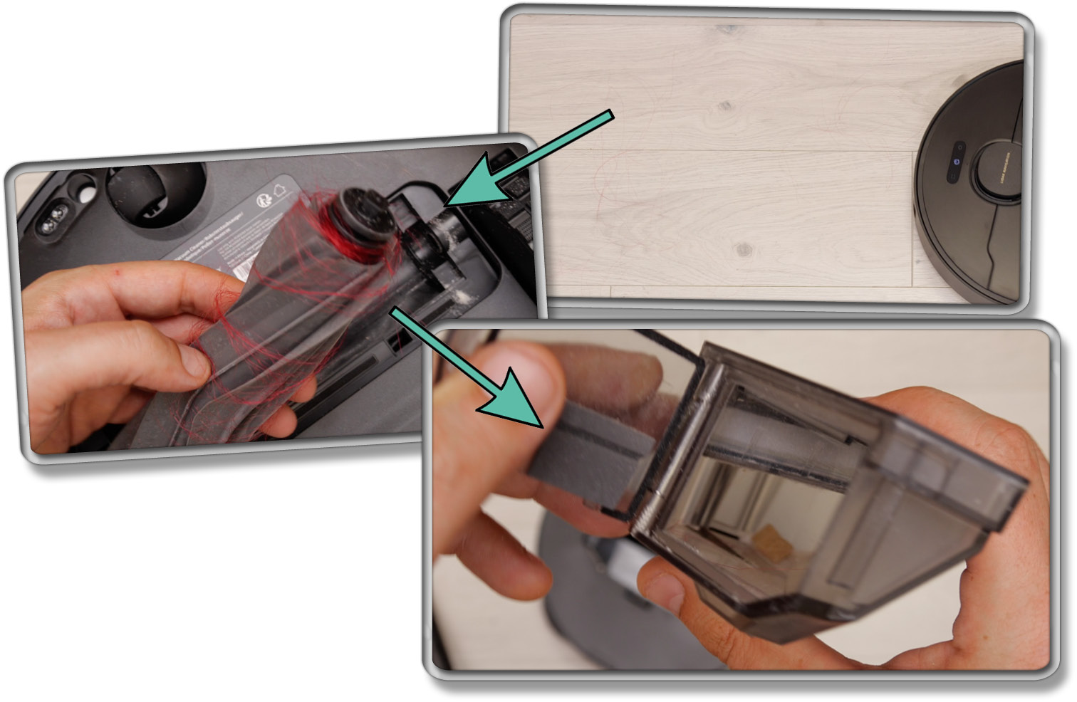 Dreame X30 Ultra - Die gemessene Haaraufnahme