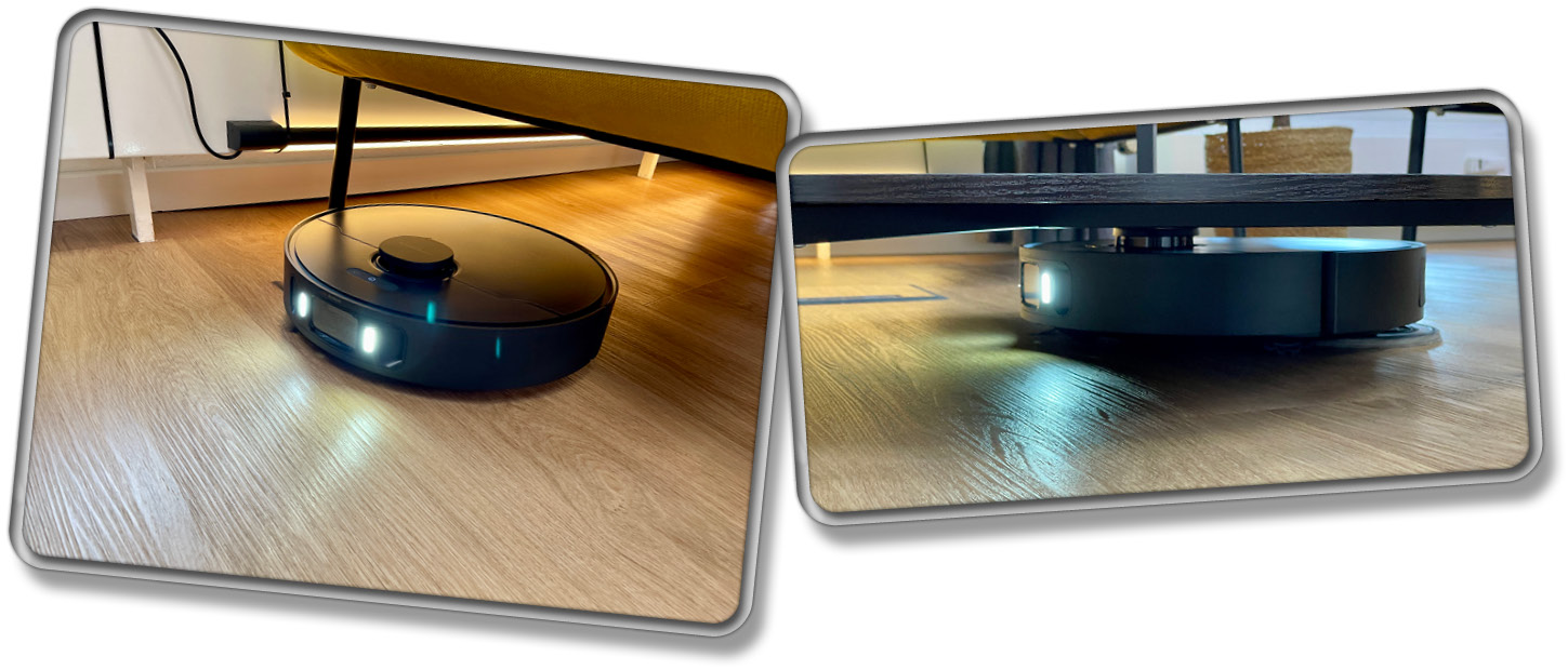 In dunklen Bereichen werden die LEDs als Nachtlicht zugeschaltet