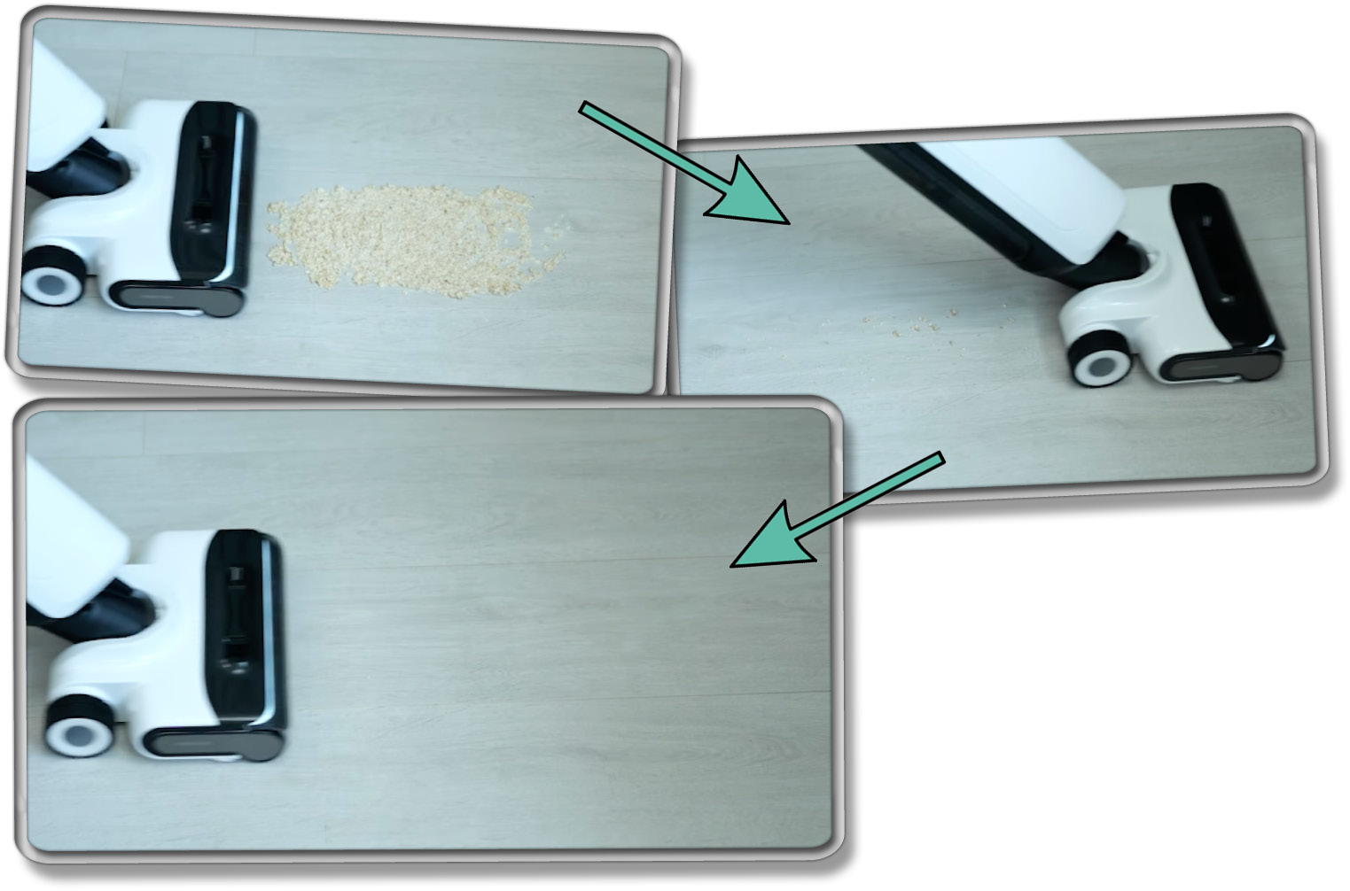 Roborock Flexi Pro - Dickflüssige Verschmutzung