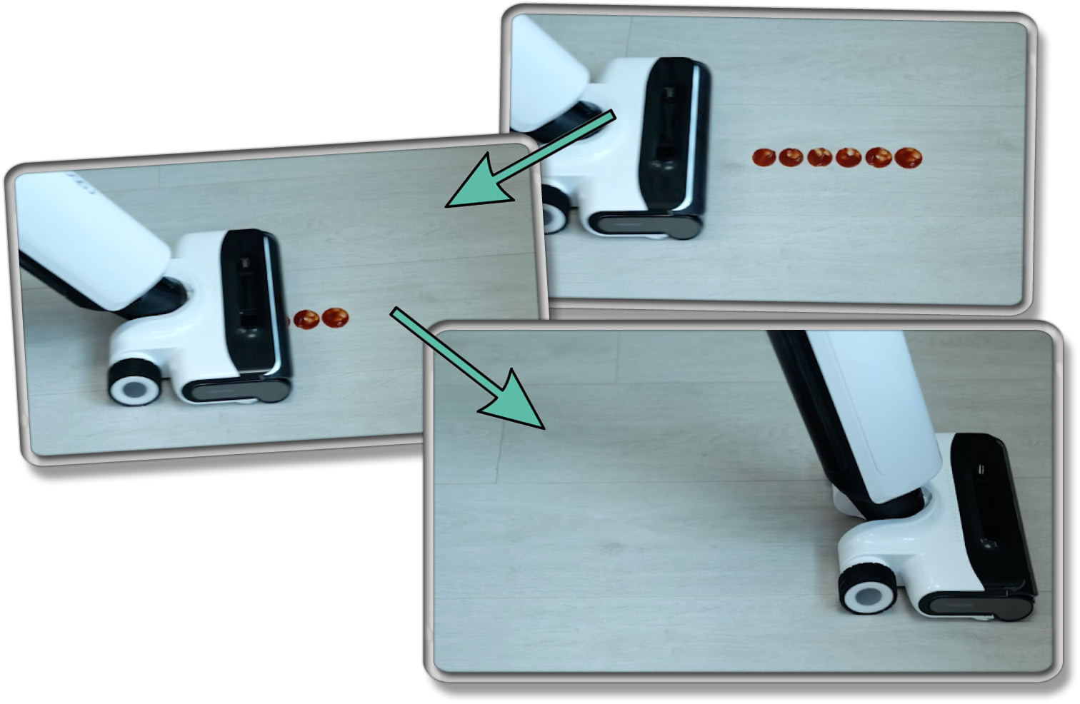 Roborock Flexi Pro - Flüssige Verschmutzung