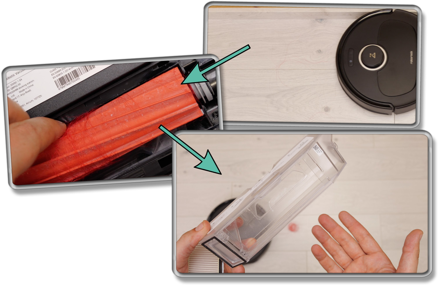 Roborock Qrevo Pro - Die gemessene Saugleistung von Haaren