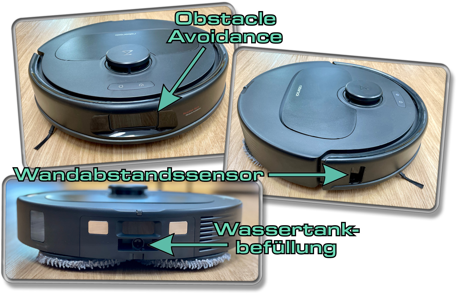 So sieht der Roborock Qrevo S ringsrum aus