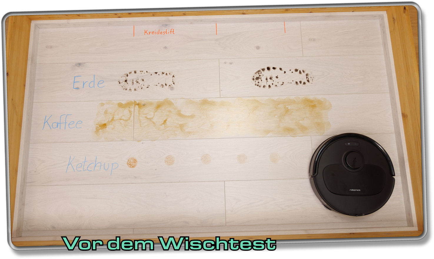 So viel Schmutz musste der Roborock Qrevo S aufwischen