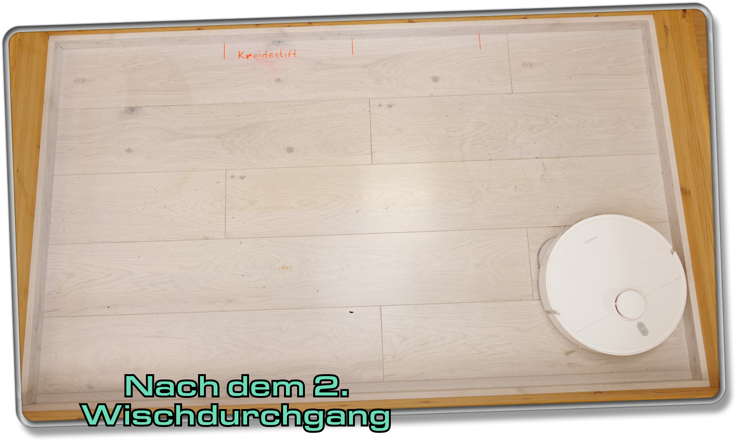 Xiaomi X20+ - Nach dem 2. Wischdurchgang