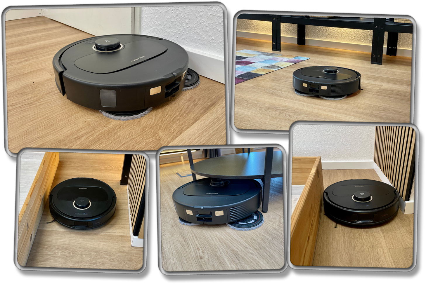 Zuerst wird der Rand gereinigt, dann die Mitten