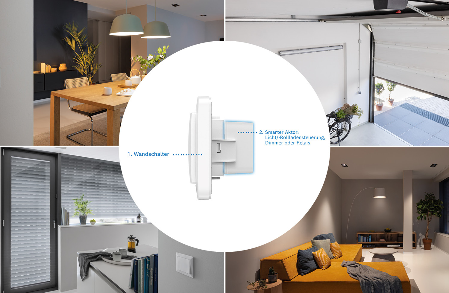 Bosch Smart Home Wandschalter für smarte Aktoren
