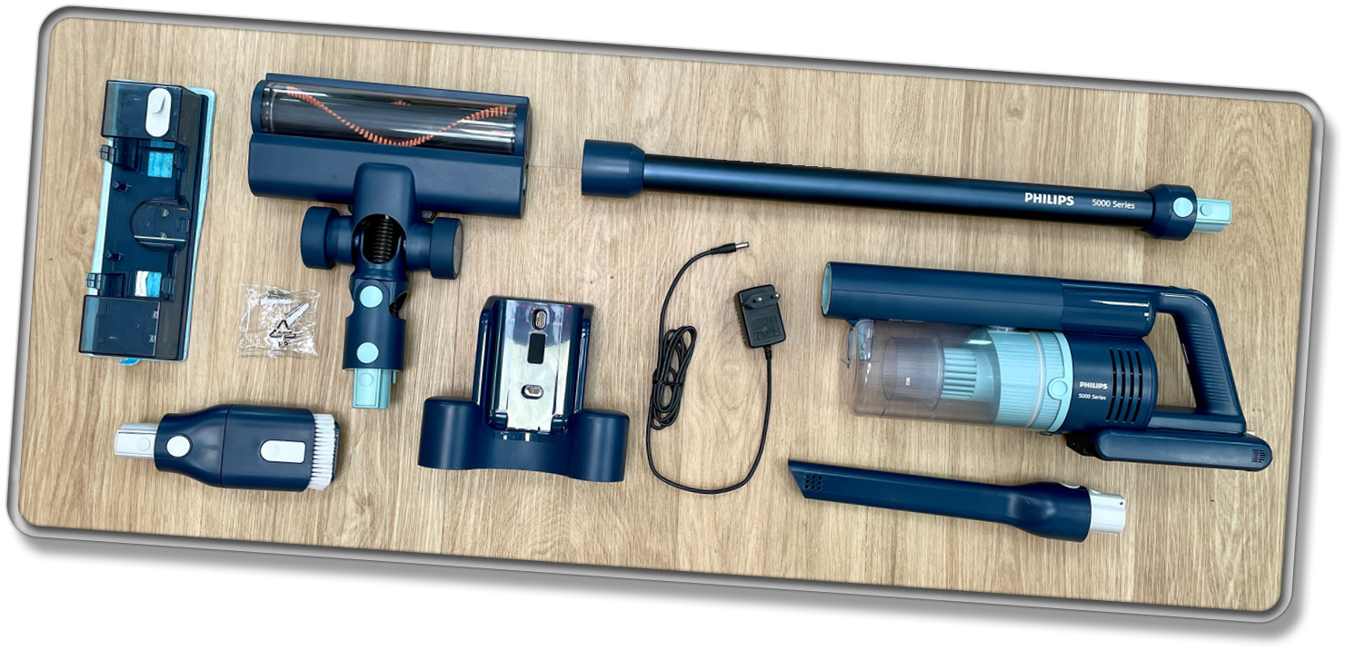 Das ist der Lieferumfang des Philips 5000 Series Aqua