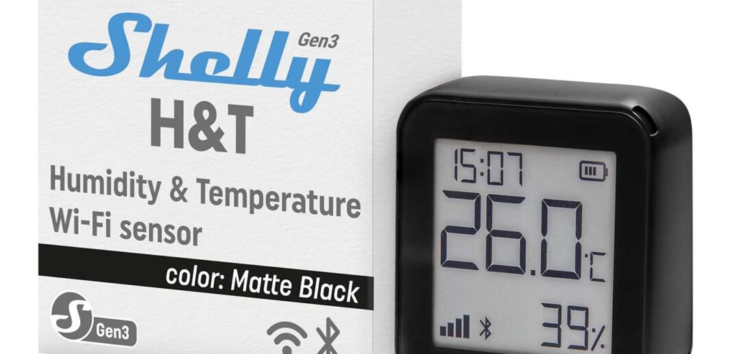 Shelly H&T Gen3 Temperatur- & Luftfeuchtigkeitssensor
