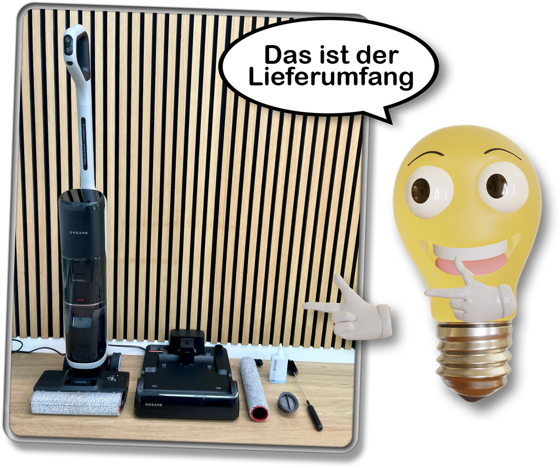 Das ist der Lieferumfang des Dreame H14 Pro