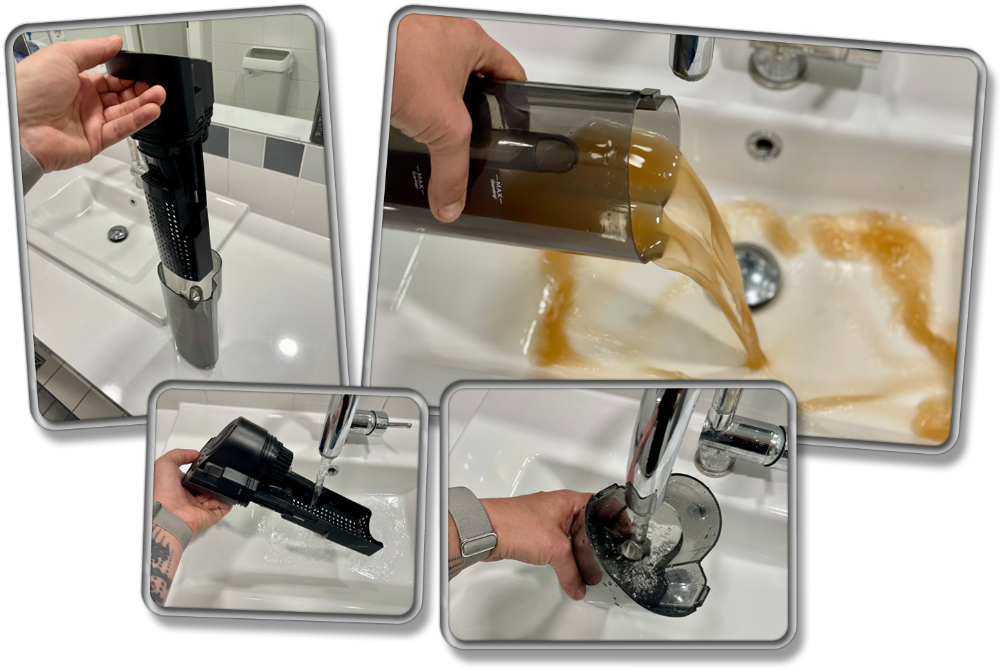 Der Abwassertank muss ebenfalls regelmäßig gewartet werden, sonst bilden sich Gerüche