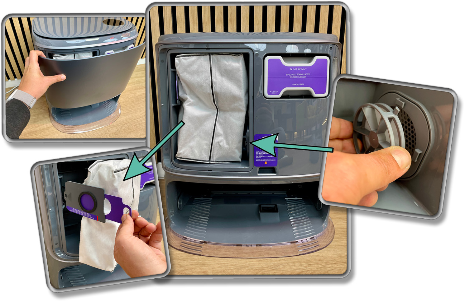 Der Narwal Freo Z Ultra ist der erste Saugroboter der Marke, der eine automatische Absaugstation in der Station besitzt