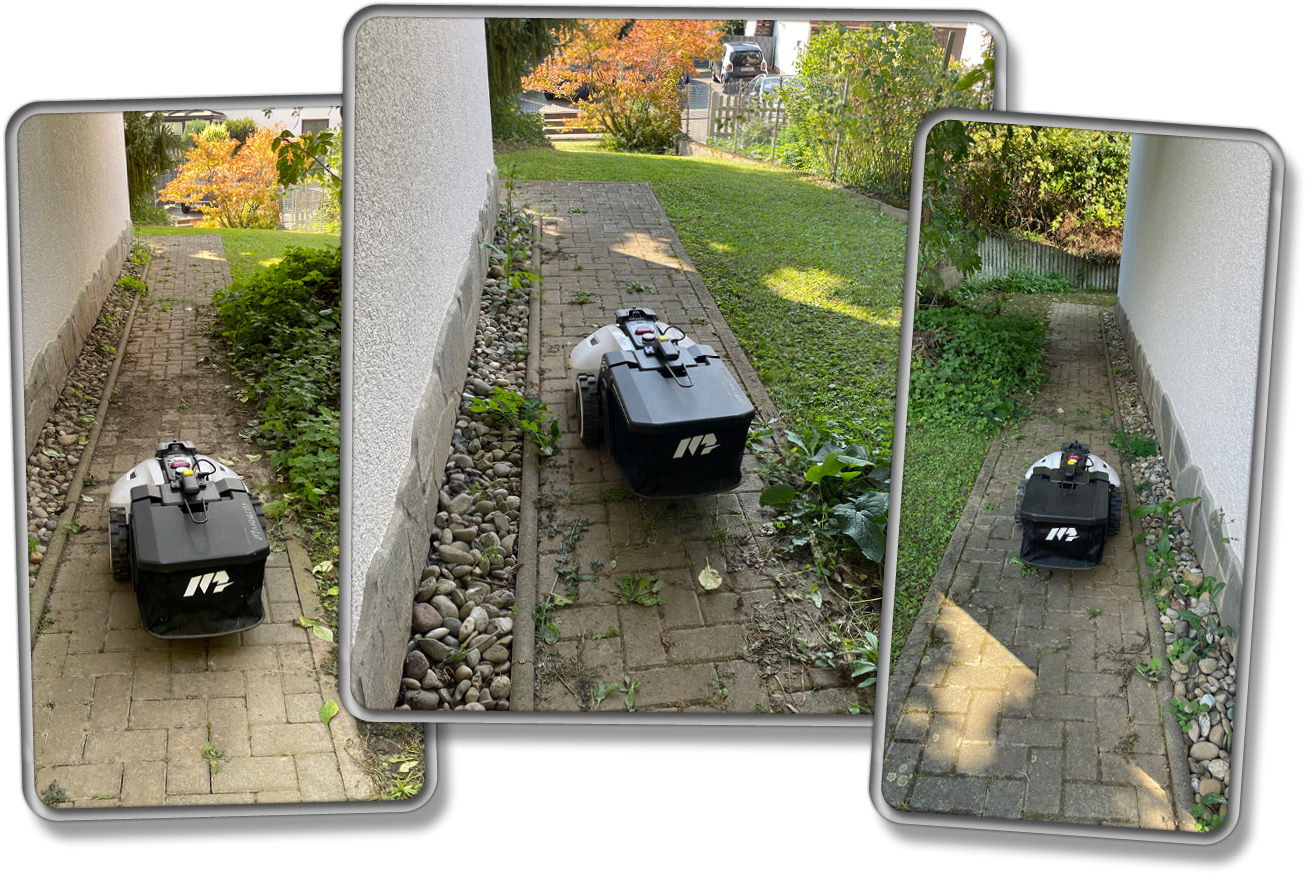 Einen Übergang von Zone zu Zone lässt sich durch einen selbst erstellten Weg realisieren