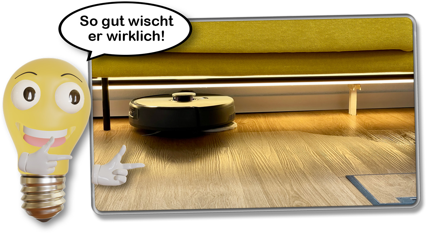 Konnte die Wischleistung des Narwal Freo Z Ultra im Test überzeugen?