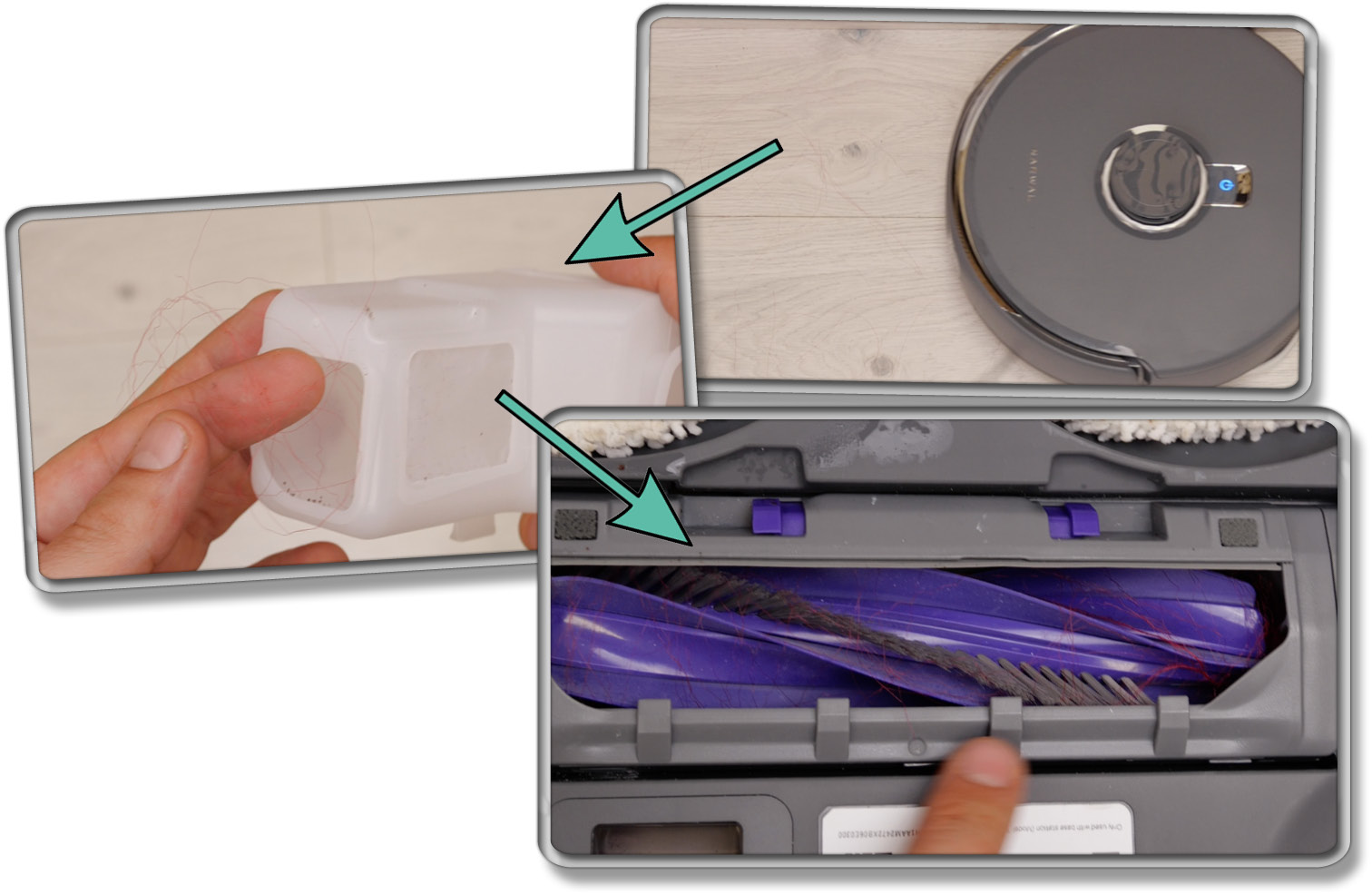 Narwal Freo Z Ultra - Haare saugen - Runde 1