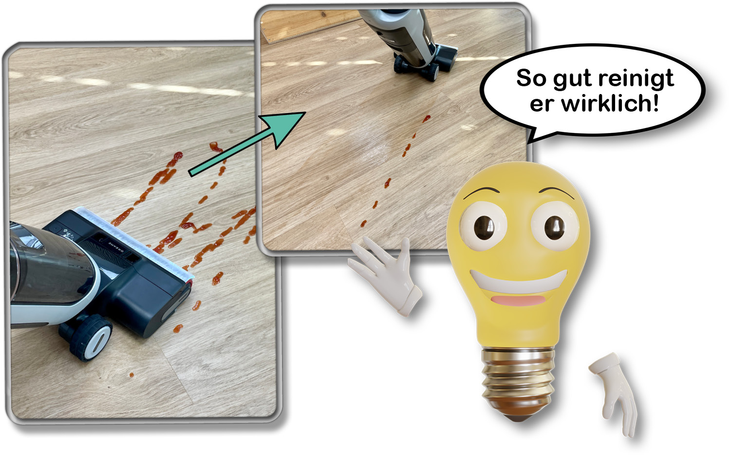 Wir haben uns die Reinigungleistung angeschaut