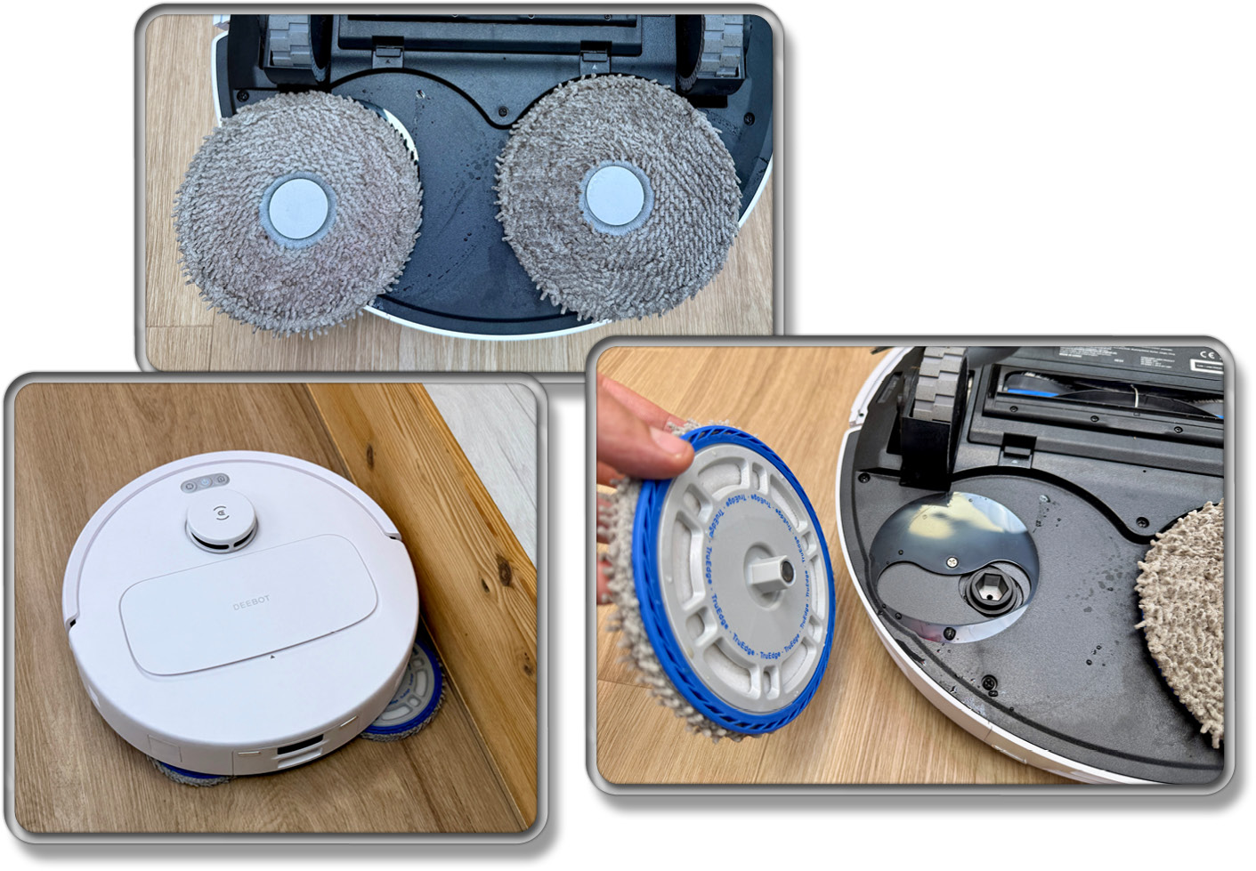 Dank des ausfahrbaren Wischmopps, kann der ECOVACS DEEBOT N30 PRO OMNI an Rändern entlangwischen