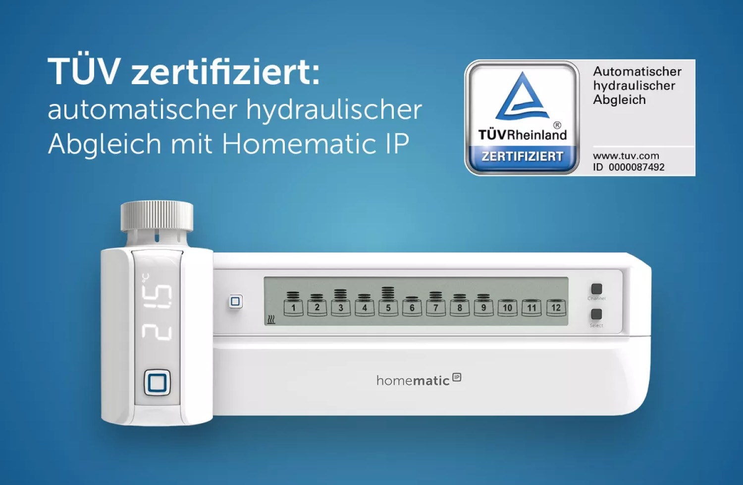 Homematic IP TÜV Zertifizierung